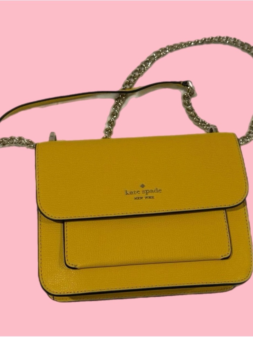 kate spade remi flap chain crossbody bag - sunflower field